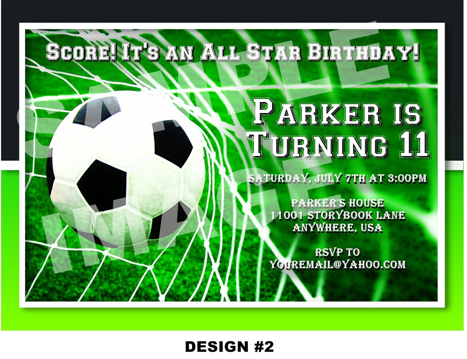 Free Soccer Party Invitation in Free Printable Soccer Birthday Invitations