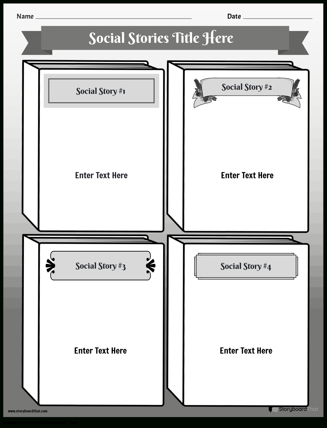 Free Social Story Templates: Create &amp; Customize Easily with Free Printable Social Stories Worksheets