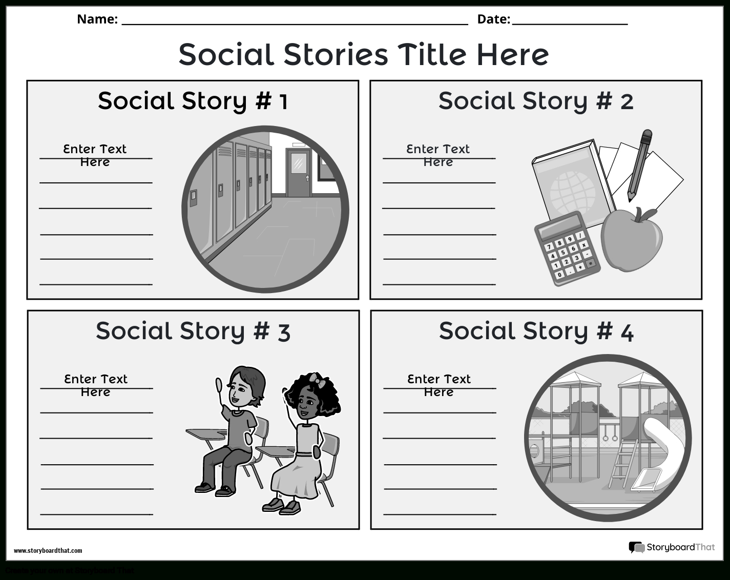 Free Social Story Templates: Create &amp;amp; Customize Easily with regard to Free Printable Social Stories Worksheets