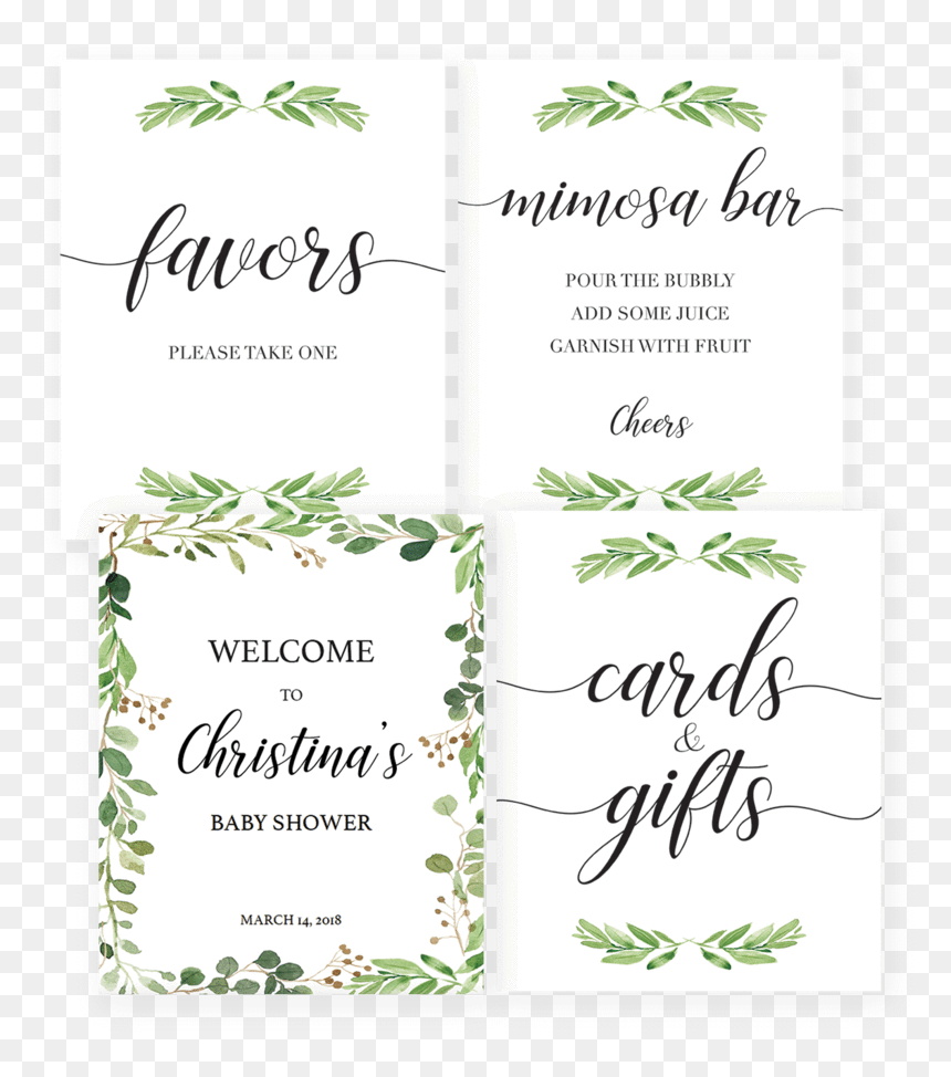 Free Template Free Printable Baby Shower Table Signs, Hd Png with Free Printable Baby Shower Table Signs