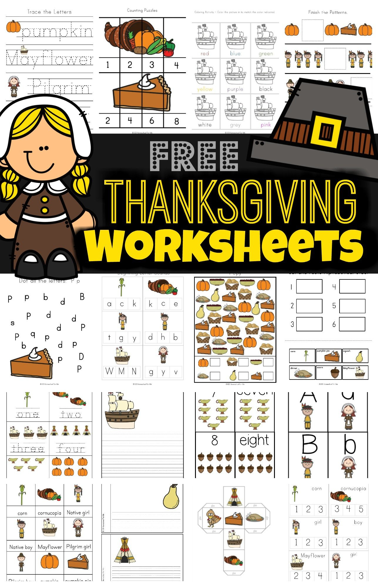 Free Thanksgiving Worksheets For Kids - Worksheets Library inside Free Printable Thanksgiving Math Worksheets For 3Rd Grade