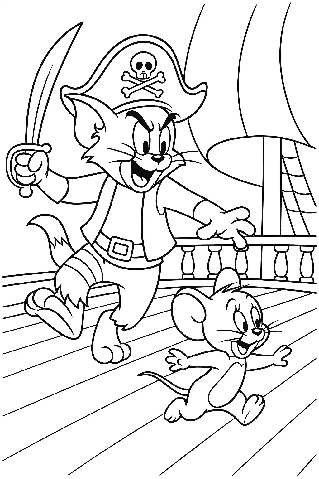 Free Tom And Jerry Coloring Pages Generator – 22 Tom And Jerry within Free Printable Tom And Jerry Coloring Pages
