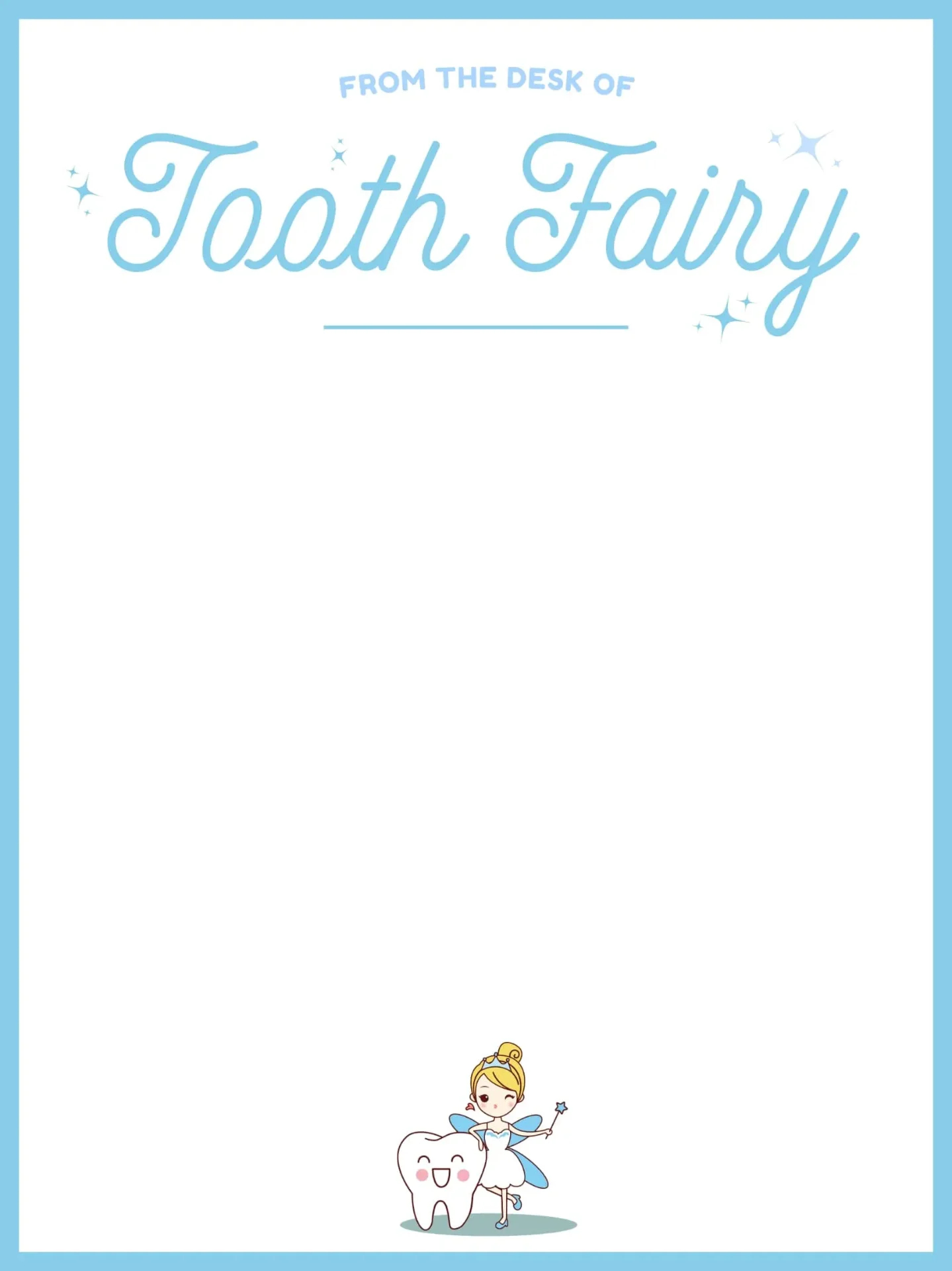 Free Tooth Fairy Letter Generator | Create Magical Letters In Seconds in Tooth Fairy Stationery Free Printable