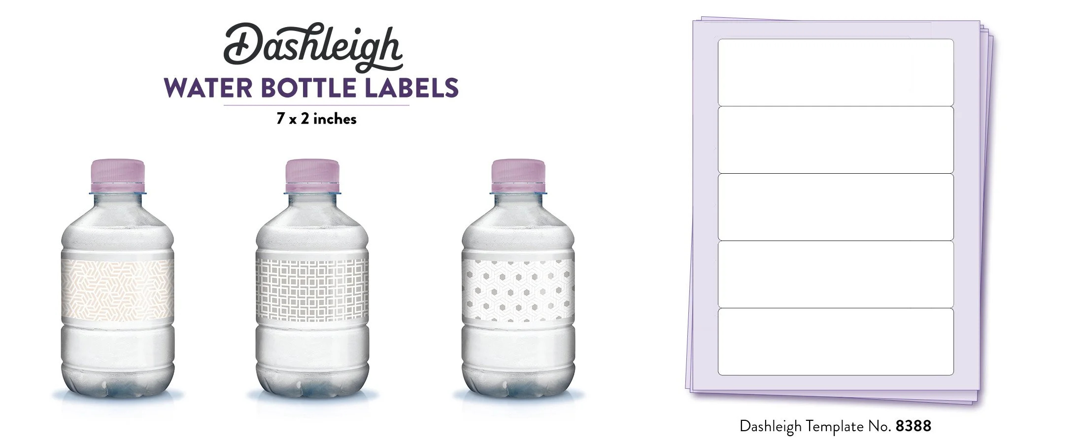 Free Water Bottle Label Templates For Word, Canva, Adobe -- Learn inside Free Printable Water Bottle Labels