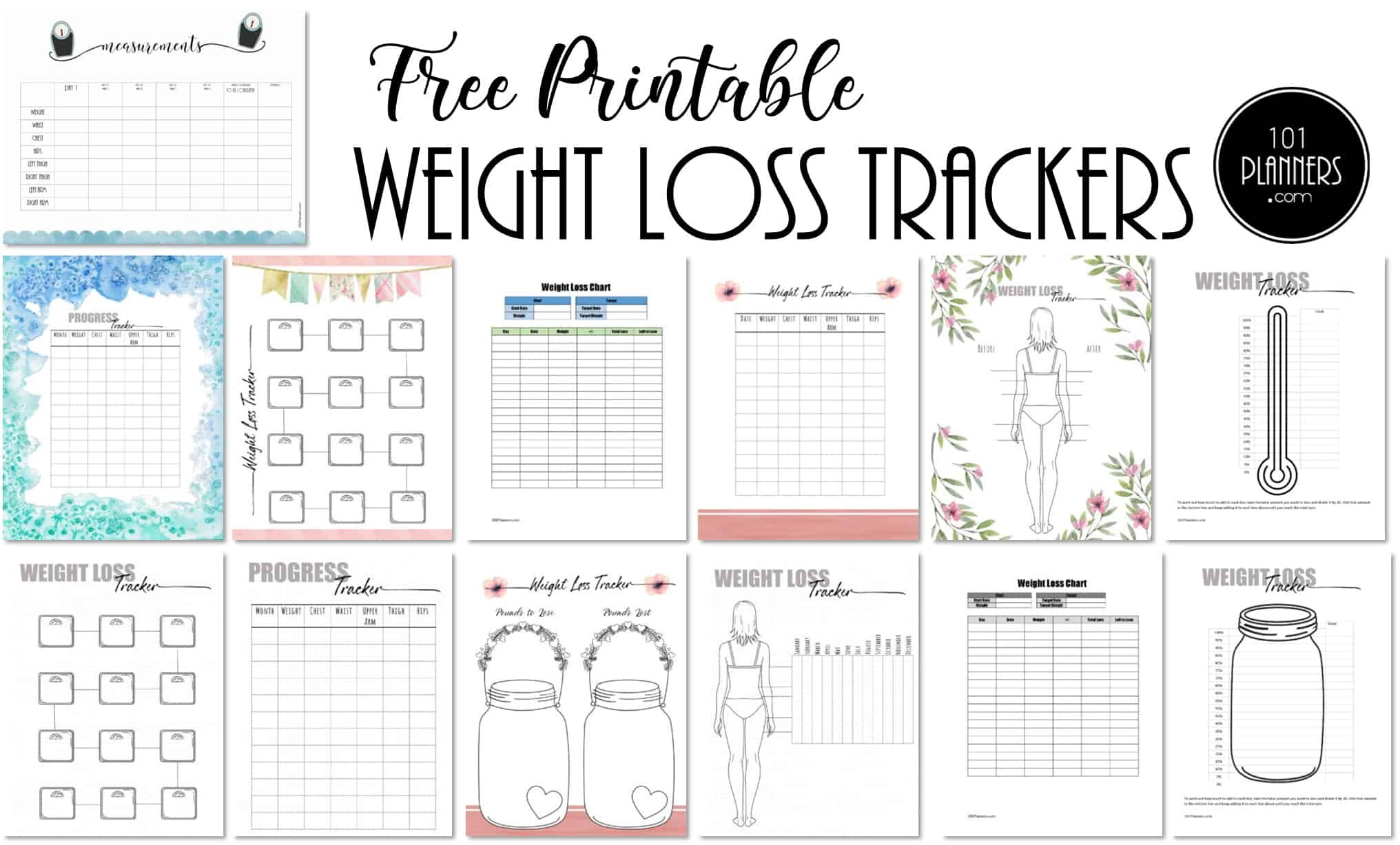 Free Weight Loss Tracker Printable | Customize Before You Print intended for Free Printable Weight Loss Chart