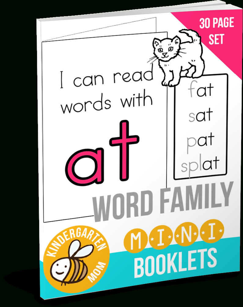 Free Word Family Mini Bookreaders with Free Printable Word Family Mini Books