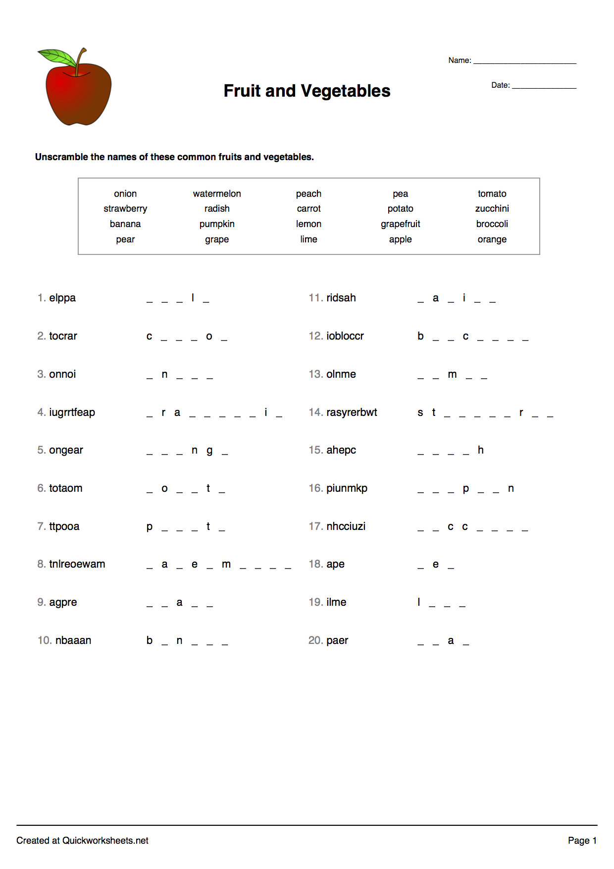 Free Word Scramble / Word Jumble / Anagram Worksheet Generator regarding Free Word Scramble Maker Printable