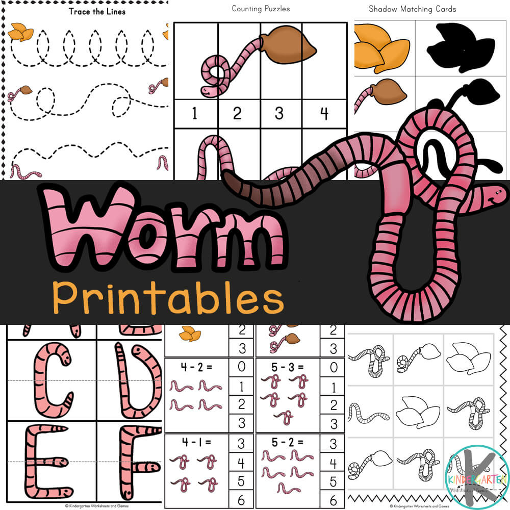 Free Worm Worksheet Printables pertaining to Free Printable Worm Worksheets