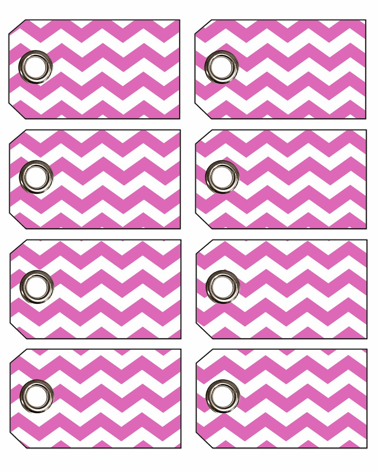 Freebie Week: Chevron Gift Tags With Eyelets! for Free Printable Chevron Labels