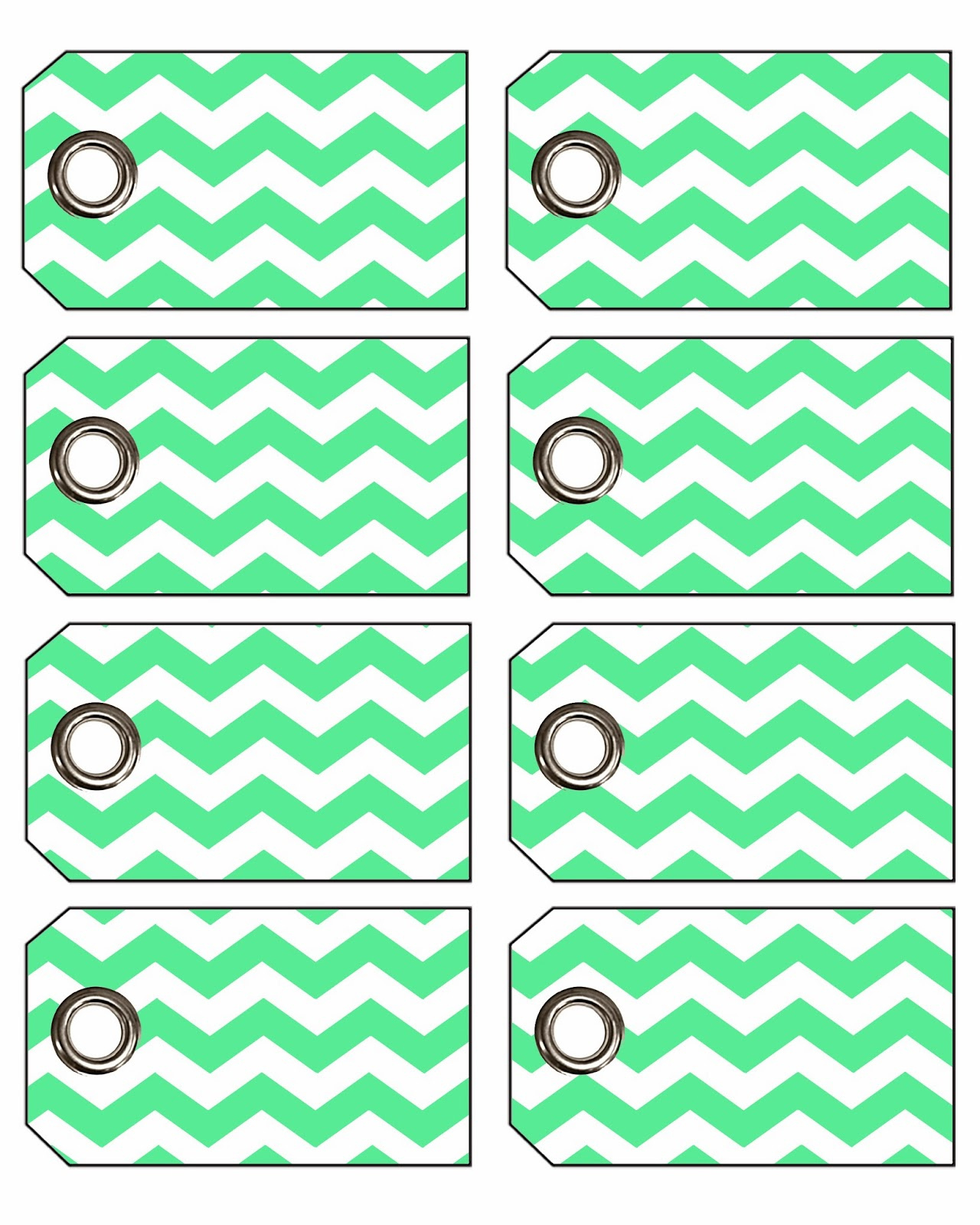 Freebie Week: Chevron Gift Tags With Eyelets! for Free Printable Chevron Labels