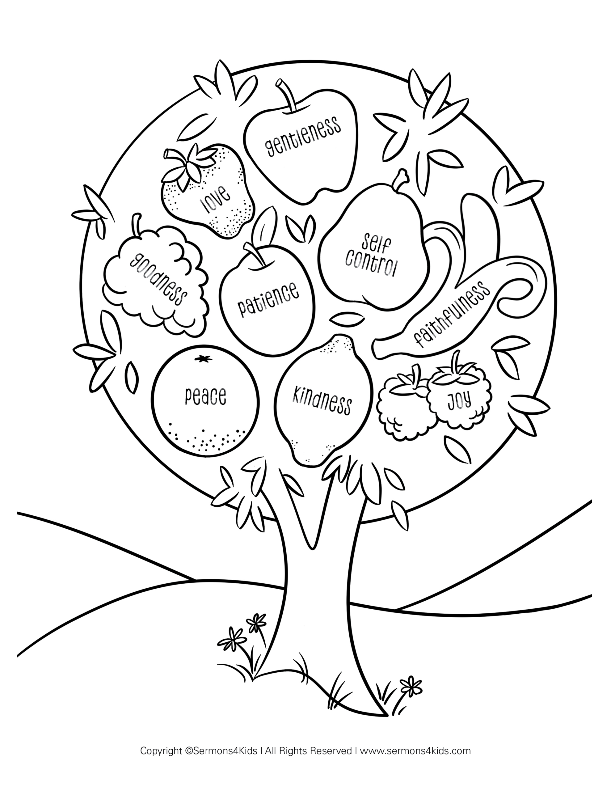 Fruit Of The Spirit | Children'S Sermons From Sermons4Kids inside Fruit Of The Spirit Free Printable