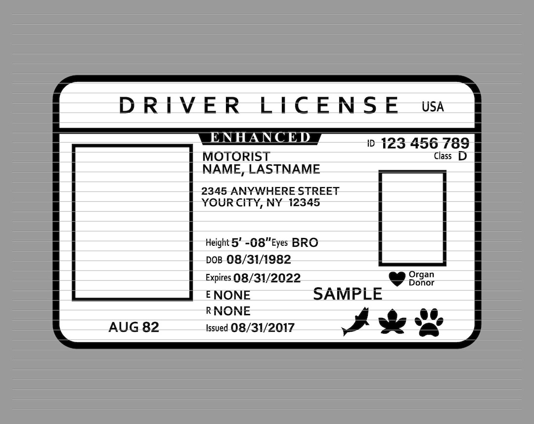 Führerschein Svg, Führerschein, Id Svg, Id Karte, Ausweis Svg within Free Printable Fake Drivers License