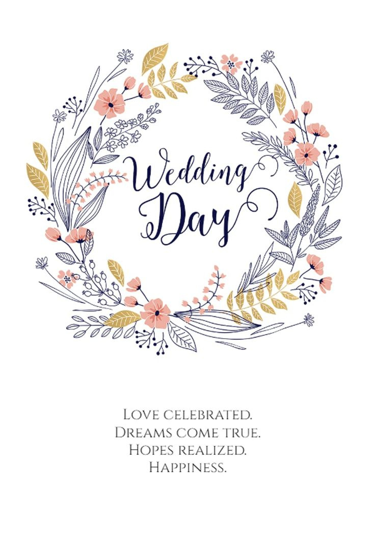 Full Hearts - Wedding Congratulations Card (Free) | Greetings Island intended for Wedding Wish Cards Printable Free