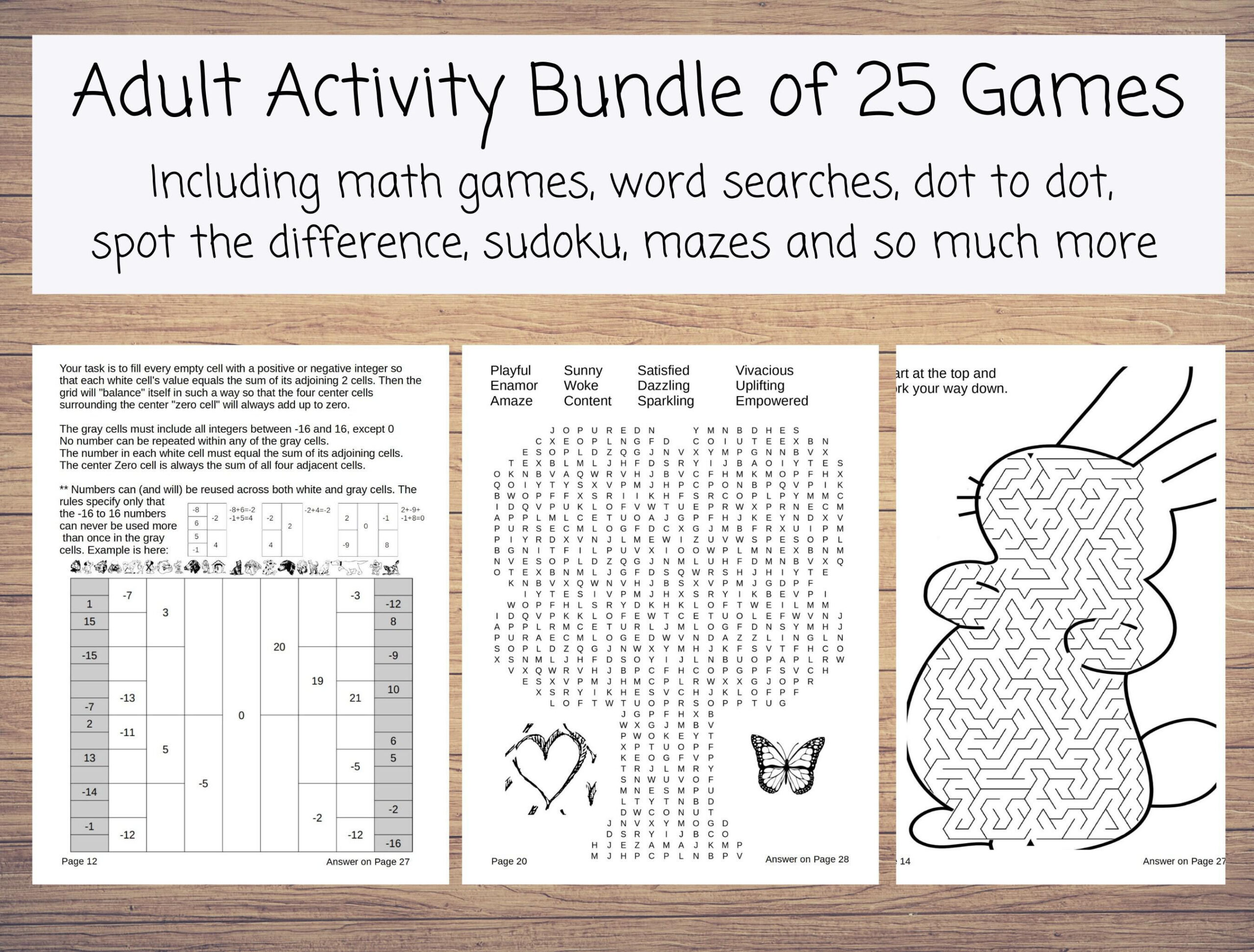 Fun &amp;amp;Amp; Games :: Games &amp;amp;Amp; Puzzles :: Puzzles :: Adult Puzzles within Free Printable Activities For Adults