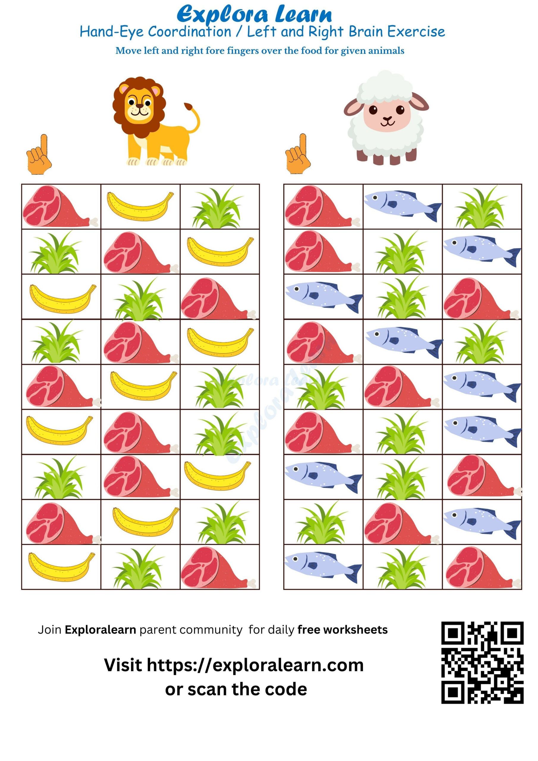 Fun Brain Gym Exercises For Kids Ages 2-6 | Explorlearn in Free Printable Memory Exercises