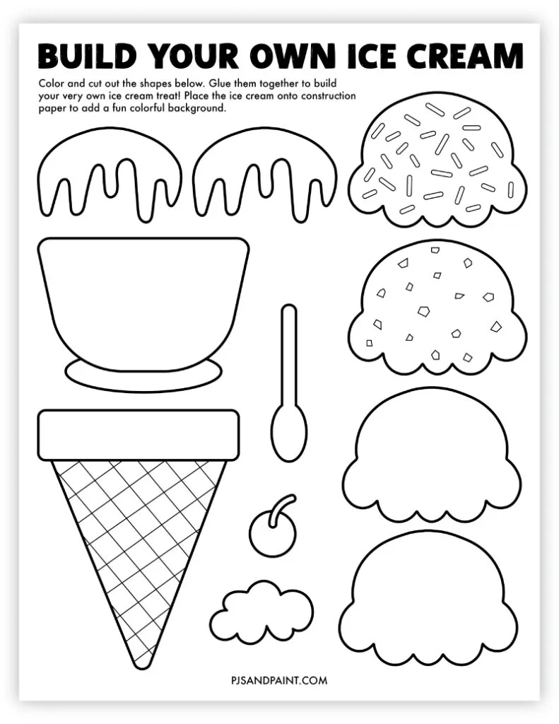 Fun Free Kids Printables - The Craft Train - Worksheets Library in Free Printable Crafts For Preschoolers