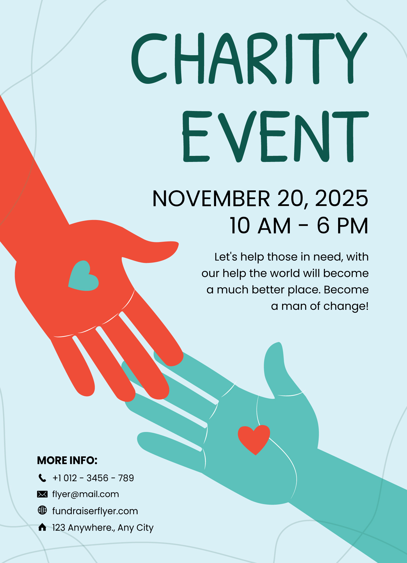 Fundraiser Flyer Free Google Docs Template - Gdoc.io within Free Printable Fundraiser Flyer Templates