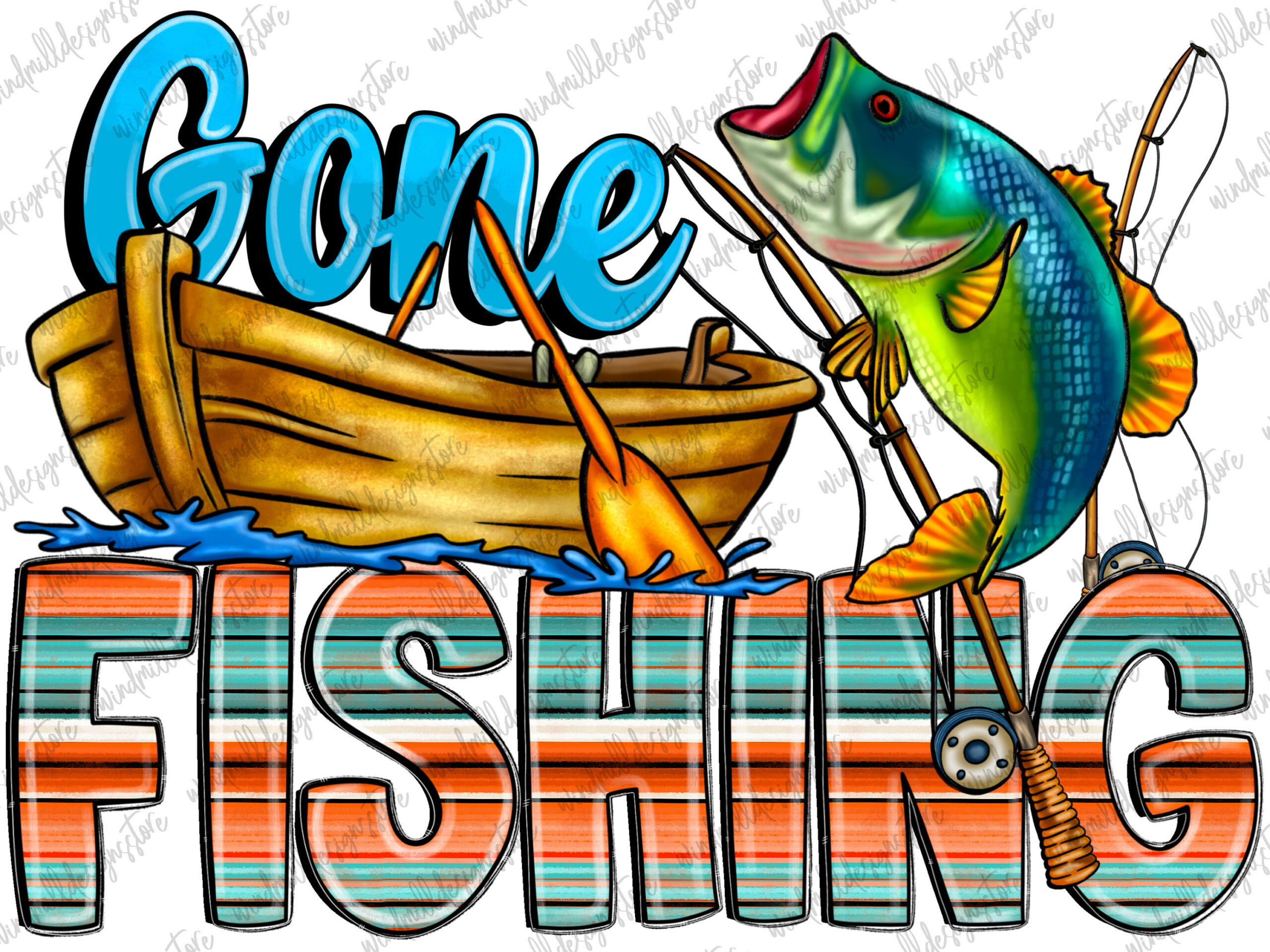 Gone Fishing Png Sublimation Design Download, Fishing Rood with regard to Free Printable Gone Fishing Sign
