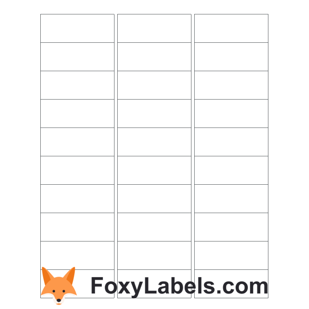 Google Docs Label Template Compatible With Avery® 5160 pertaining to Free Printable Labels Avery 5160