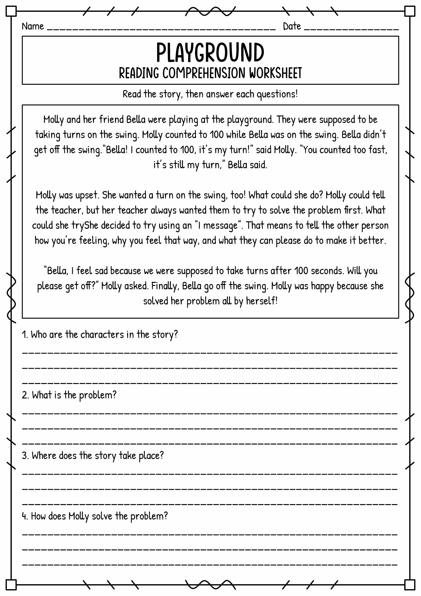 Grade 2 Reading Comprehension Worksheets - Worksheetspack for Free Printable Short Stories For 2Nd Graders