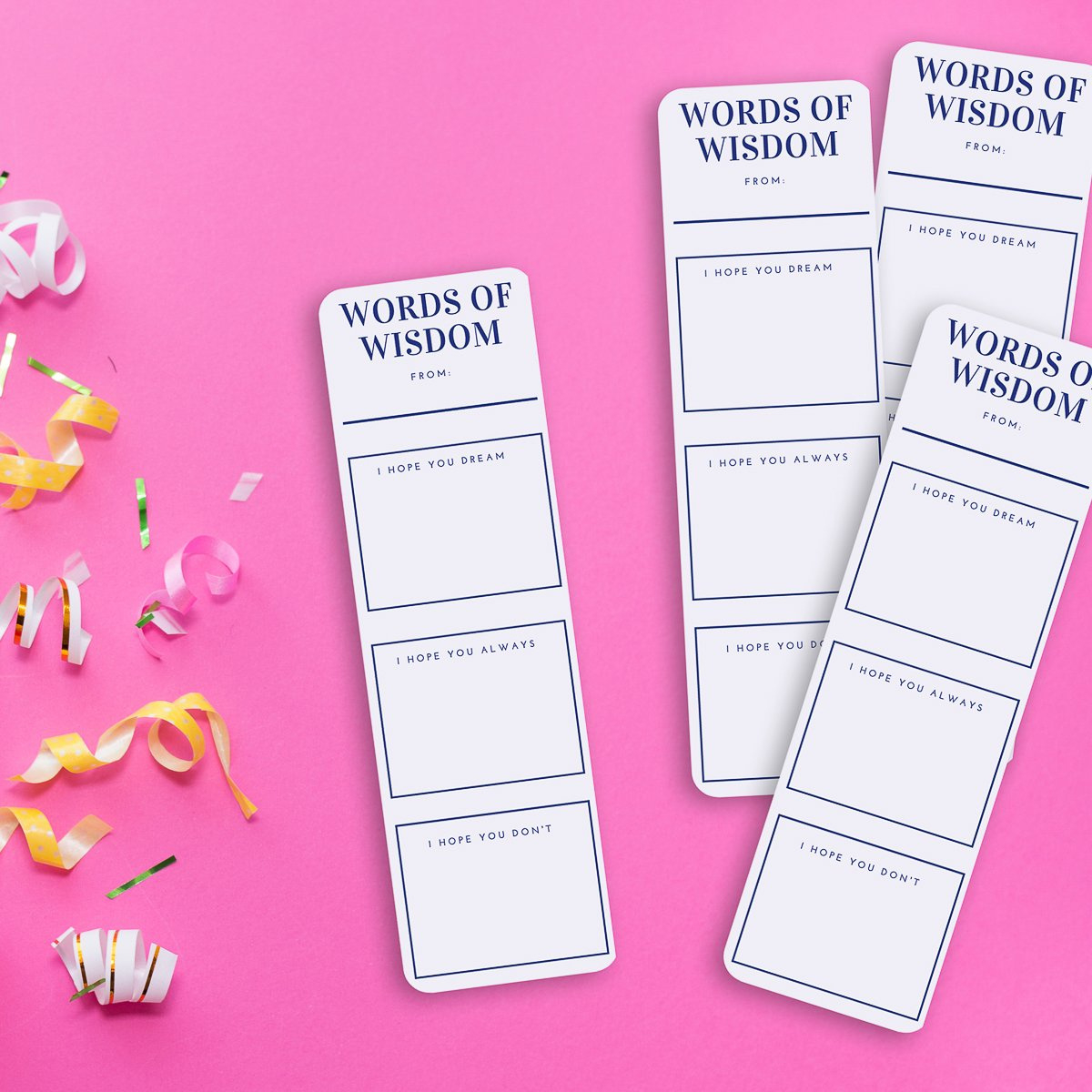 Graduation Advice Cards Free Printable - Angie Holden The Country inside Free Printable Graduation Advice Cards