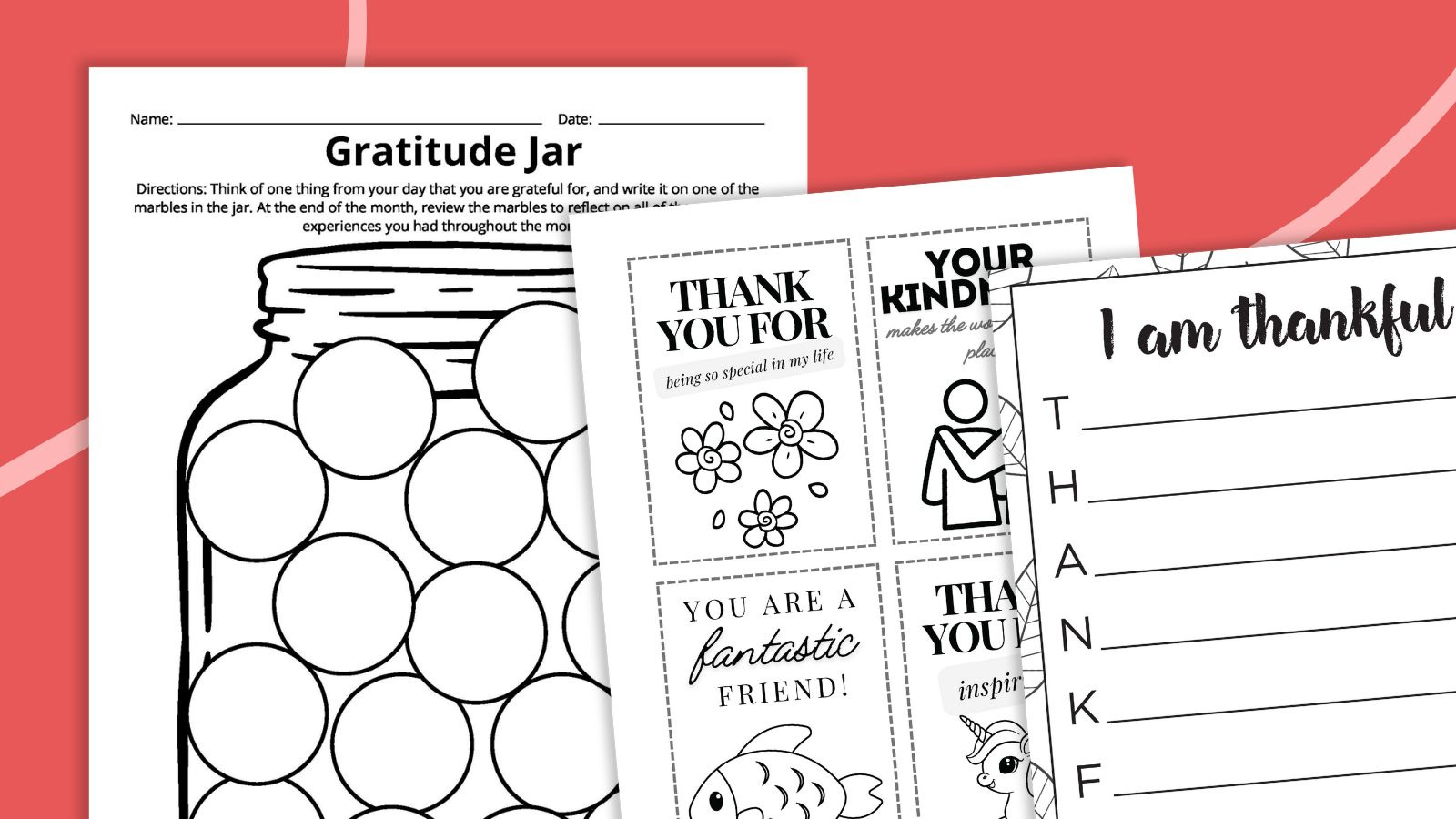 Gratitude Worksheets (Free Printables) regarding Free Printable Gratitude Worksheets