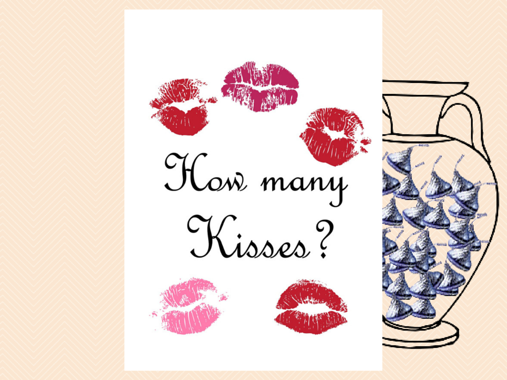 Guess How Many Kisses There Are In A Jar - Magical Printable throughout How Many Kisses Game Free Printable