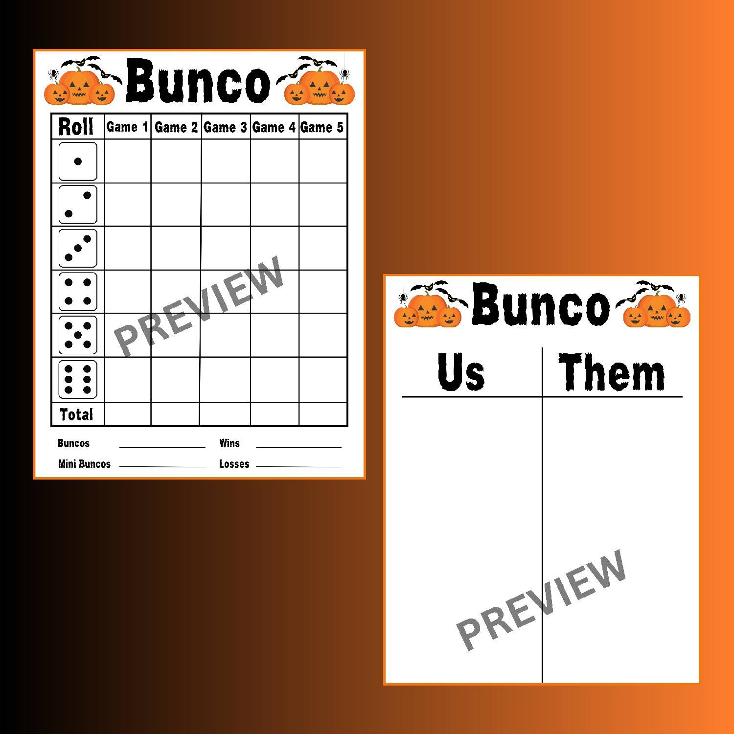 Halloween Bunco Score Sheets | Fall Games | Autumn Activities | October  Activity with regard to Free Printable Halloween Bunco Score Sheets