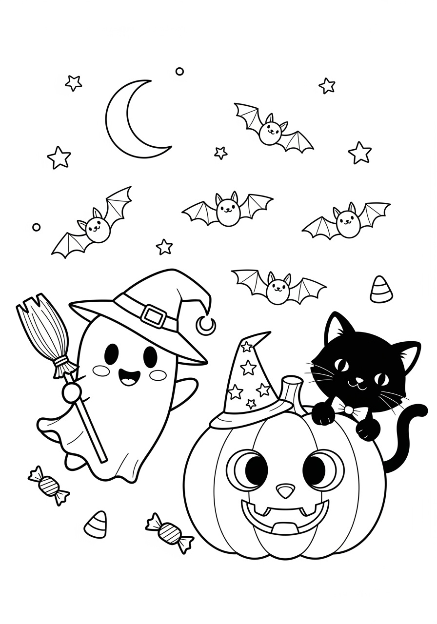 Halloween Coloring Page For 2 Year Olds - Free Printable with regard to Free Printable Coloring Pages For 2 Year Olds