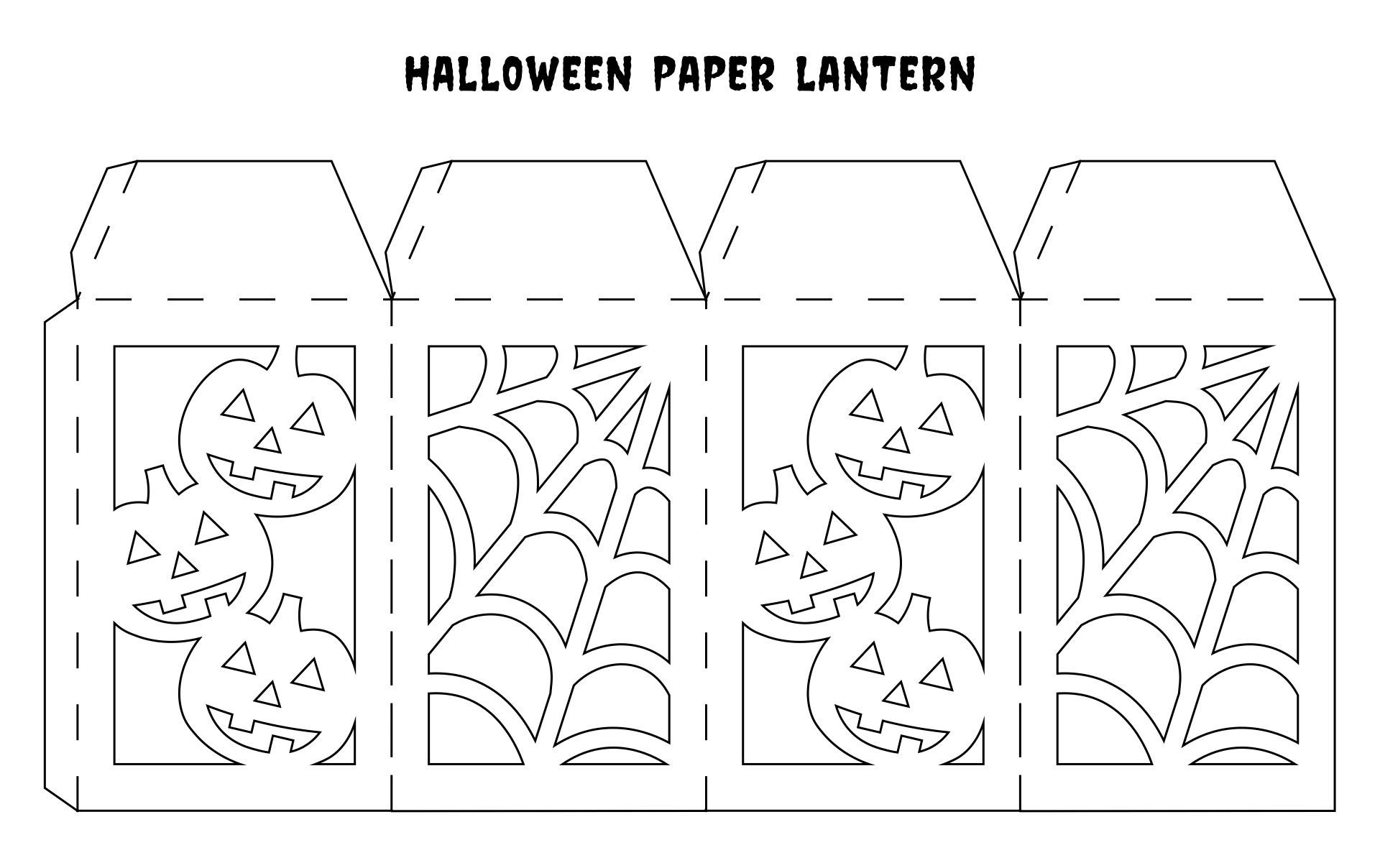 Halloween Paper - 15 Free Pdf Printables | Printablee intended for Free Printable Halloween Paper Crafts
