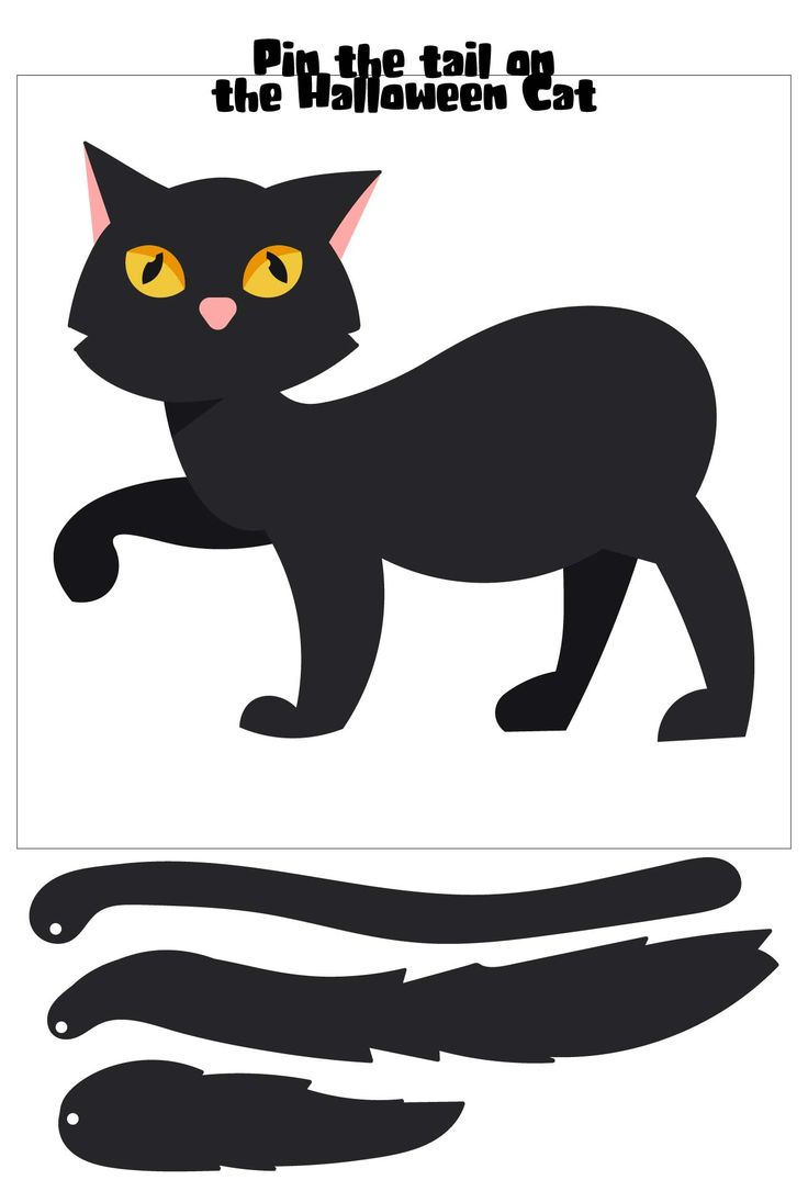 Halloween Party Games - 15 Free Pdf Printables | Printablee with regard to Free Printable Pin The Tail On The Cat