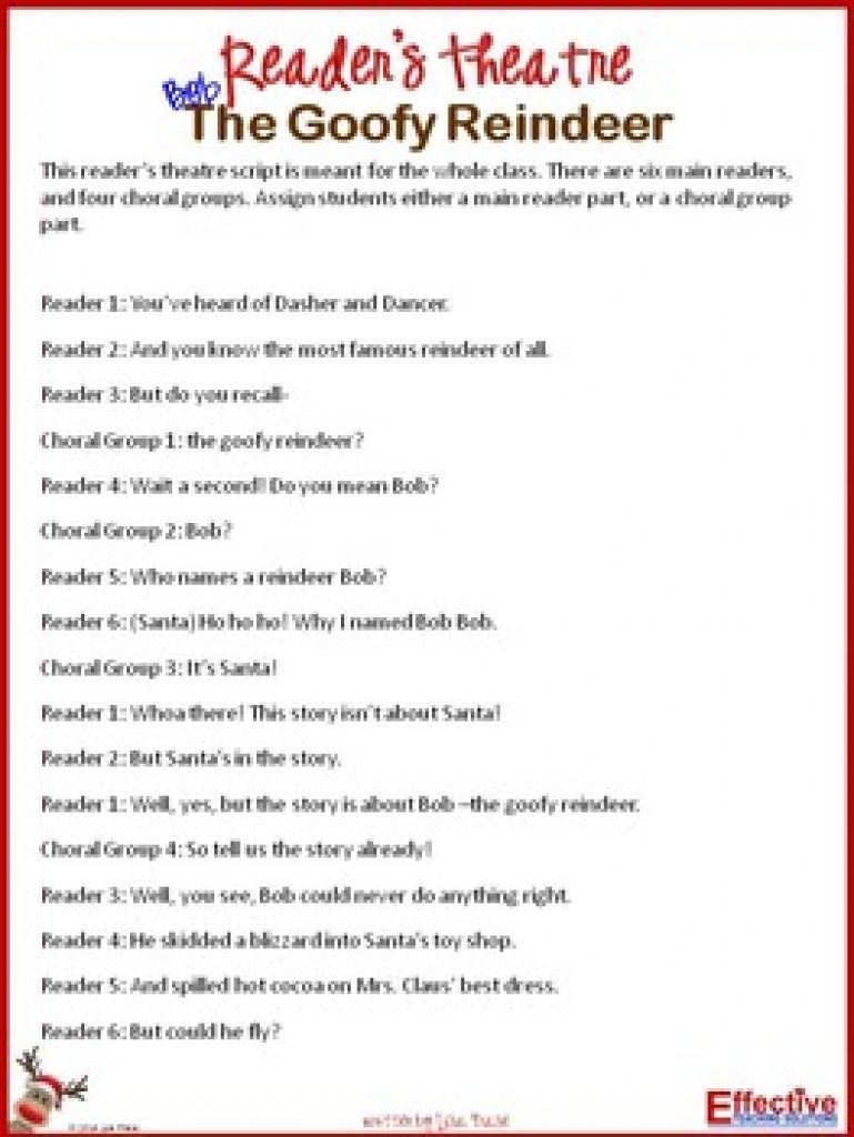 Halloween Readers Theater Free Printable - Printable Party Favors pertaining to Free Printable Halloween Play Scripts