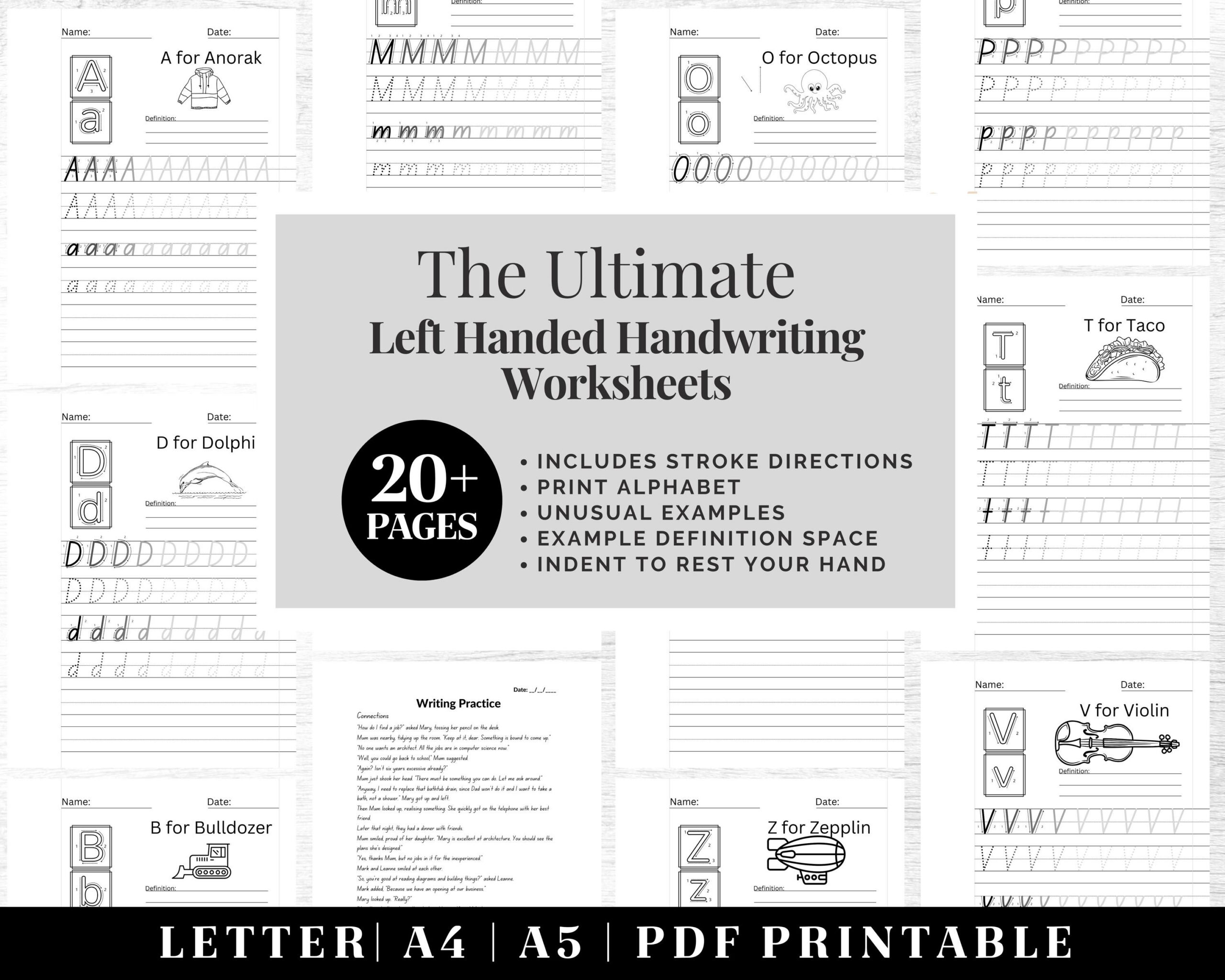 Handwriting Practice Worksheets | Printable Neat Handwriting regarding Free Printable Left Handed Worksheets