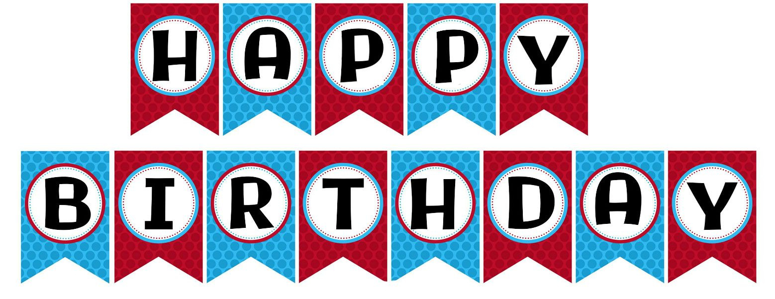 Happy Birthday Banner - 10 Free Pdf Printables | Printablee inside Birthday Banner Templates Free Printable