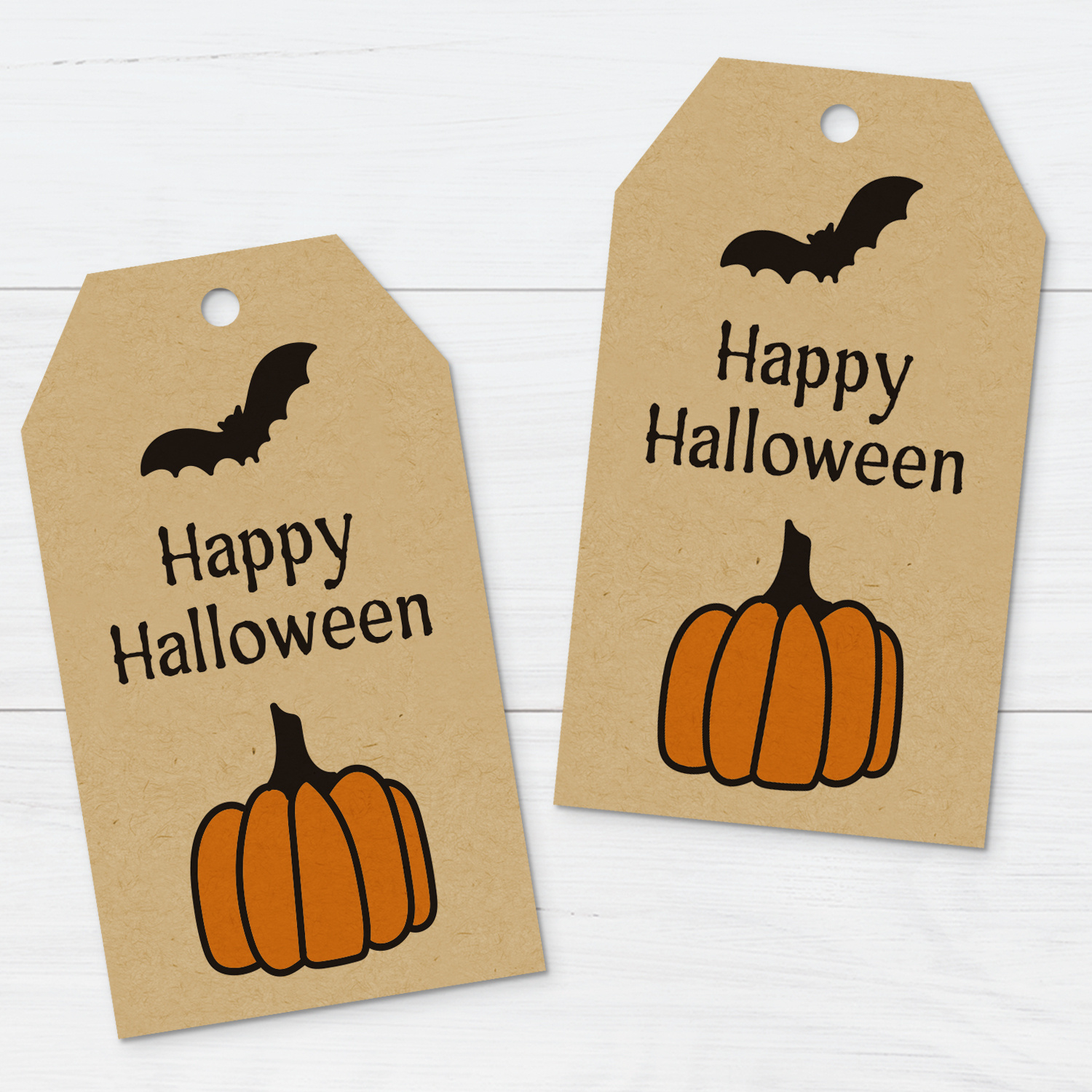 Happy Halloween Gift Tags - Free Printable Download regarding Free Printable Pumpkin Gift Tags