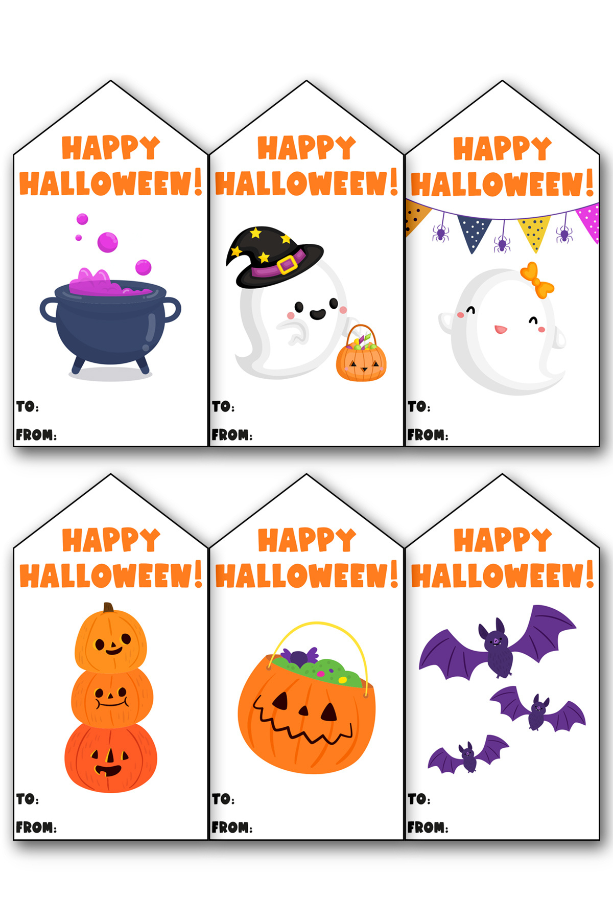 Happy-Halloween-Printable-Tags-Example-01 - Mom Envy pertaining to Free Printable Halloween Tags