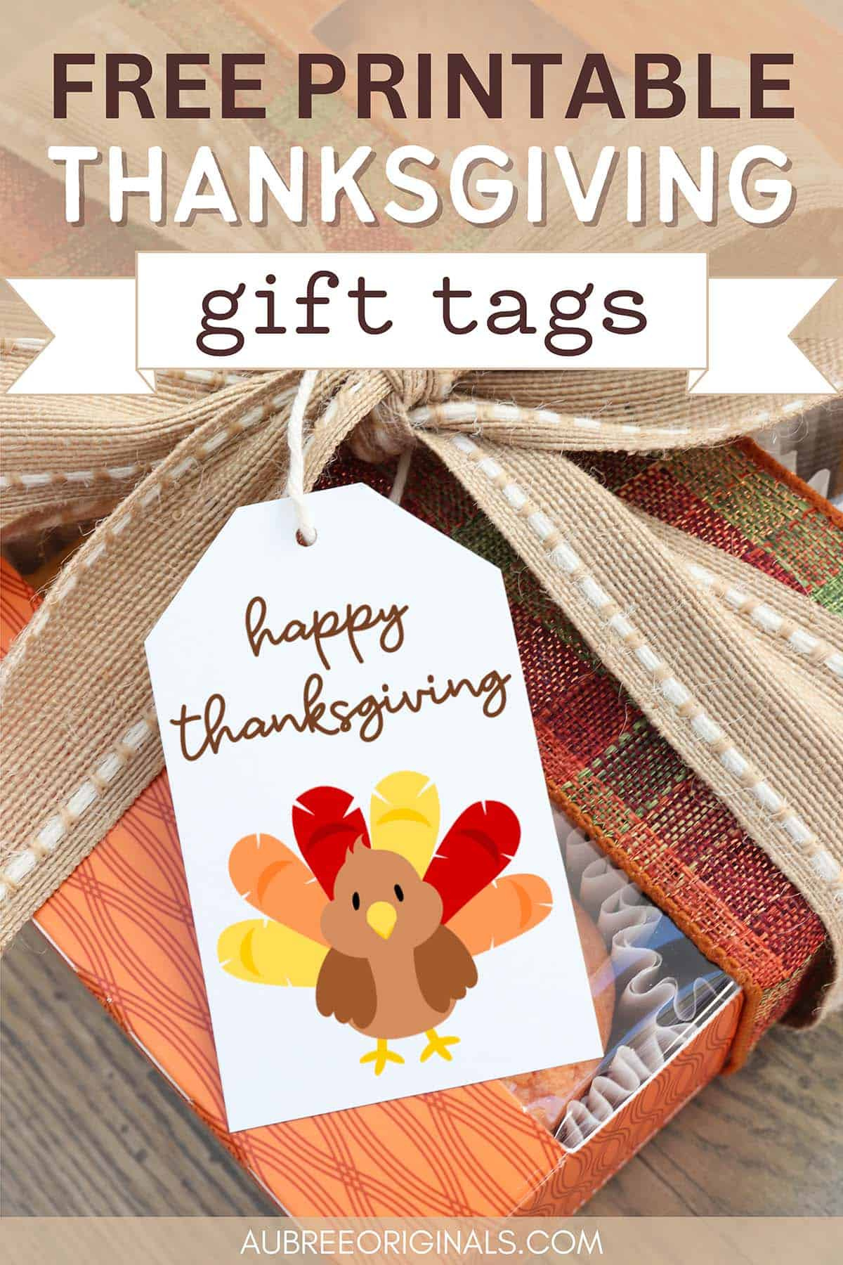 Happy Thanksgiving Gift Tags: 8 Free Printable Tags - Aubree Originals with Free Printable Thanksgiving Treat Bag Toppers