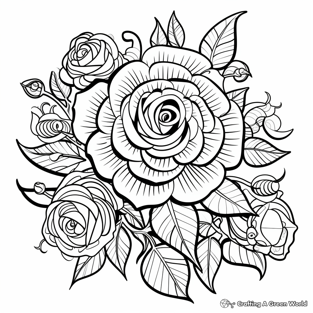 Hard Coloring Pages Of Flowers - Free &amp;amp;Amp; Printable with Free Printable Hard Coloring Pages For Adults