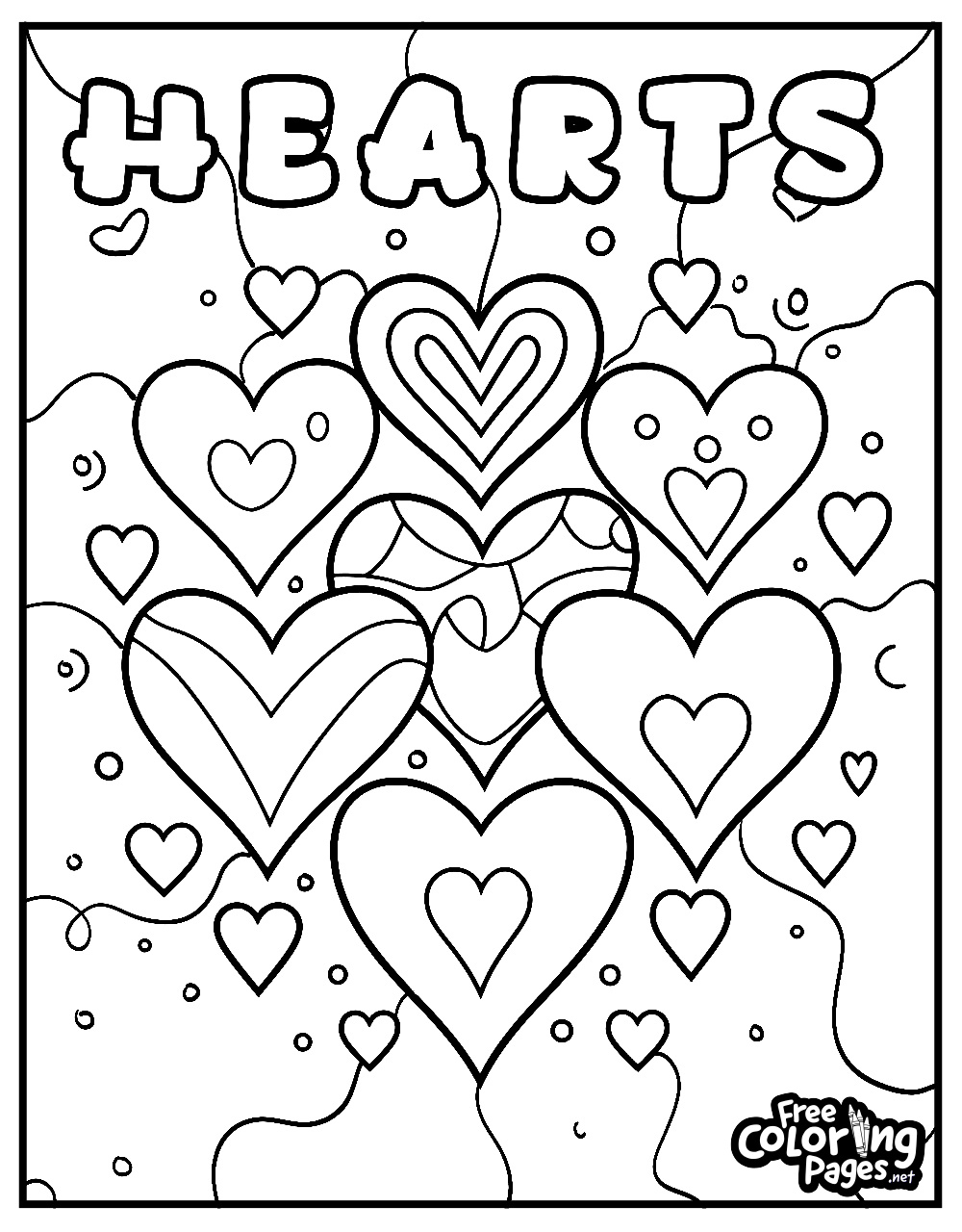 Hearts Coloring Pages - Free Coloring Pages pertaining to Free Printable Heart Coloring Pages