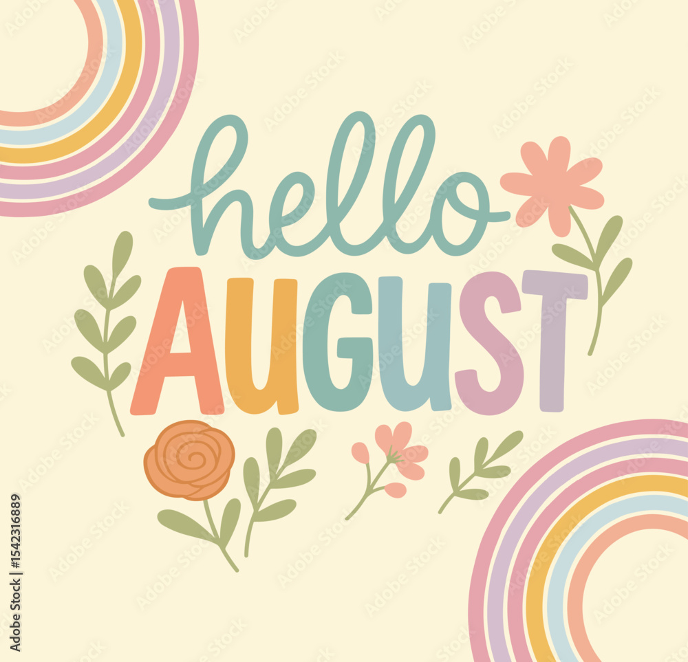 Hello August Images – Browse 11,308 Stock Photos, Vectors, And inside Free Printable Clipart For August
