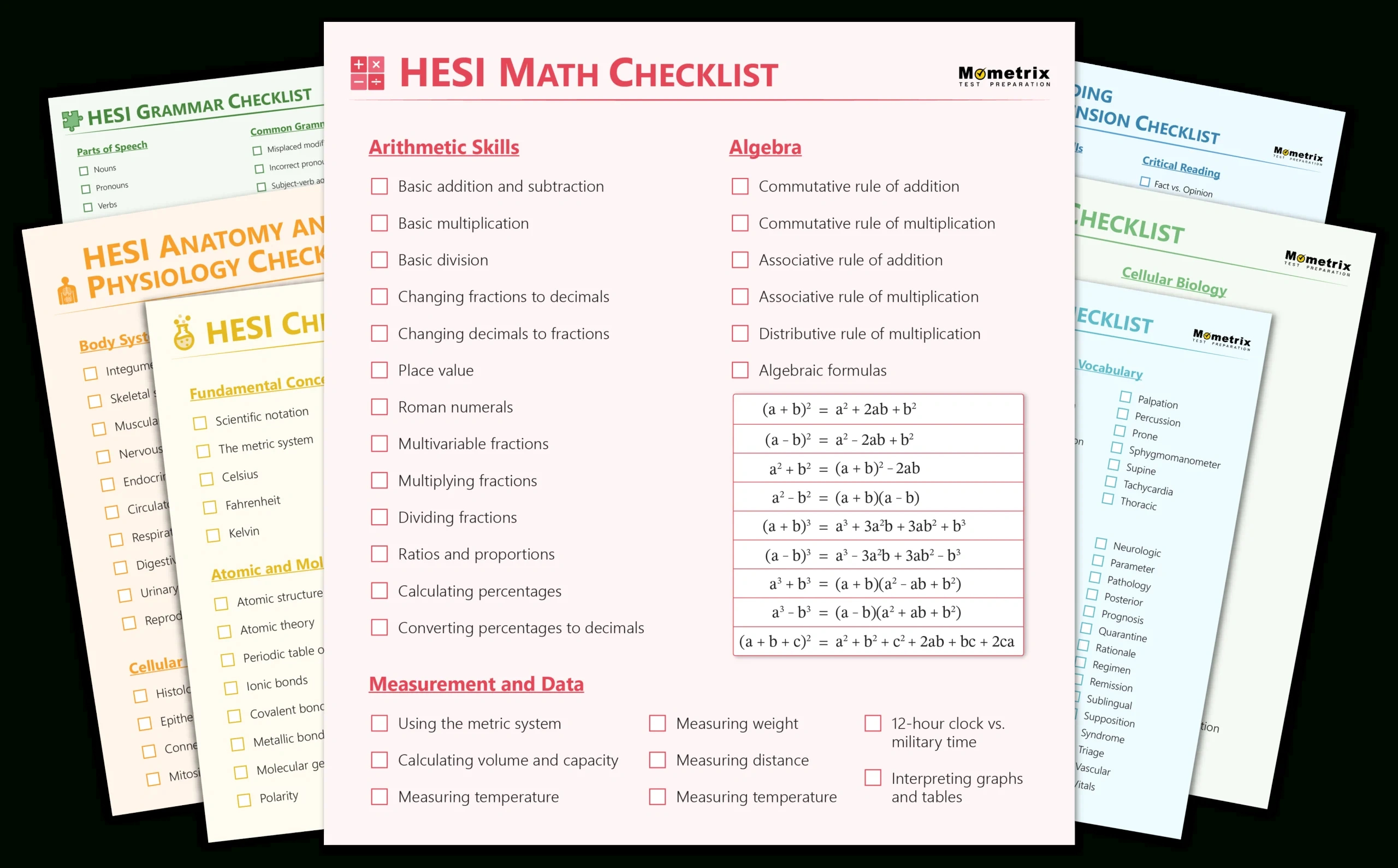Hesi A2 Checklist Pdfmometrix Test Preparation regarding Free Printable Hesi Study Guide