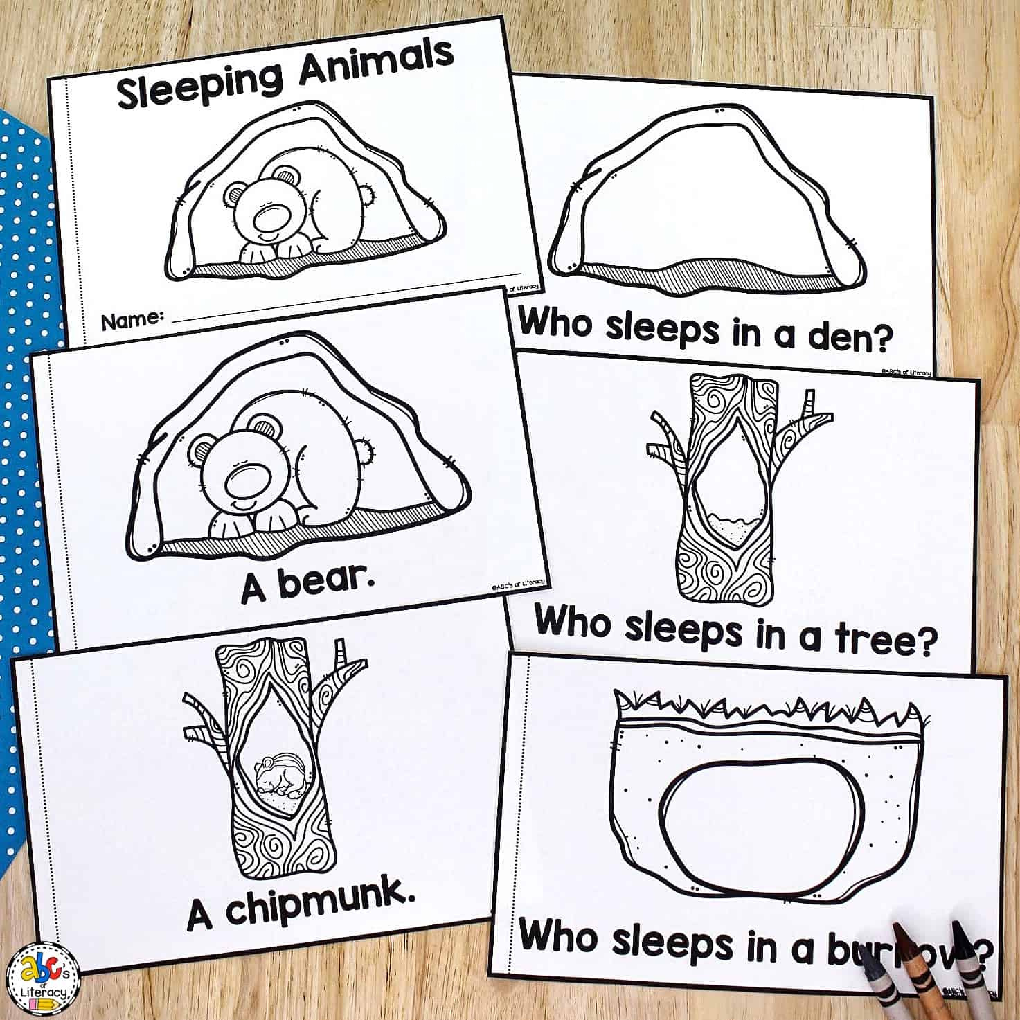 Hibernating Animals Printable Book - Worksheets Library within Free Printable Hibernation Worksheets