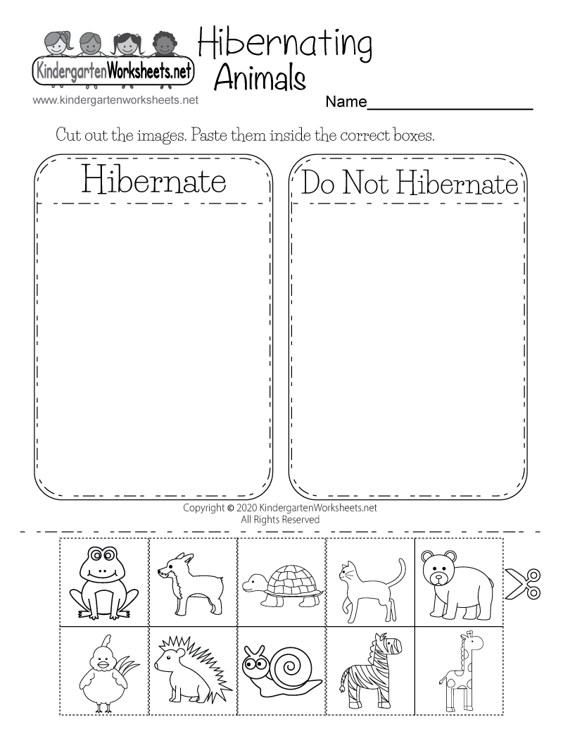 Hibernating Animals Worksheet - Free Printable, Digital, &amp;amp; Pdf with Free Printable Hibernation Worksheets