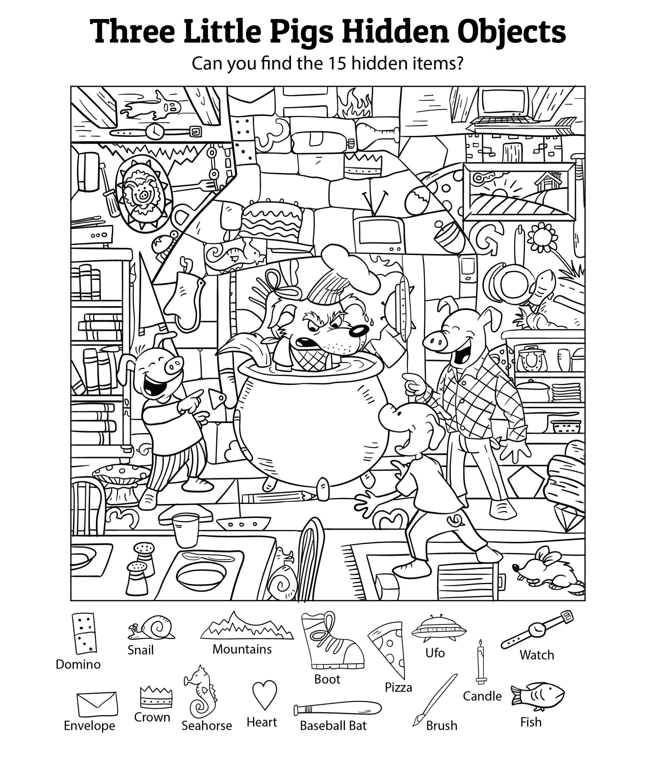 Hidden Object - 20 Free Pdf Printables | Printablee - Worksheets for Free Printable Hidden Object Games