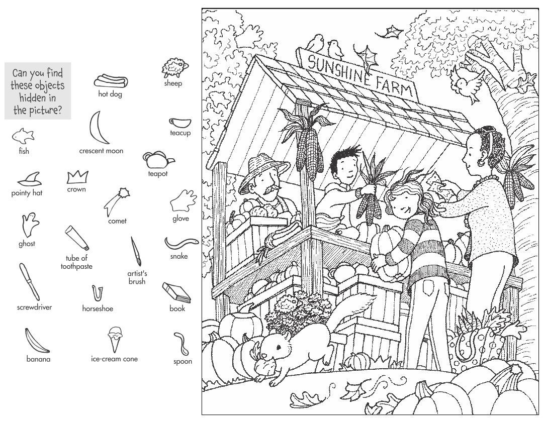 Highlight Picture Hidden Objects - 10 Free Pdf Printables for Free Printable Hidden Object Games