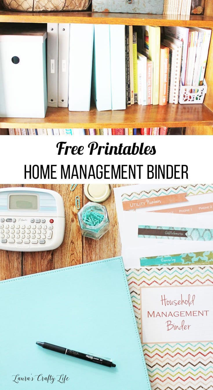 Home Management Binder With Free Printables intended for Free Printable Home Organizer Notebook