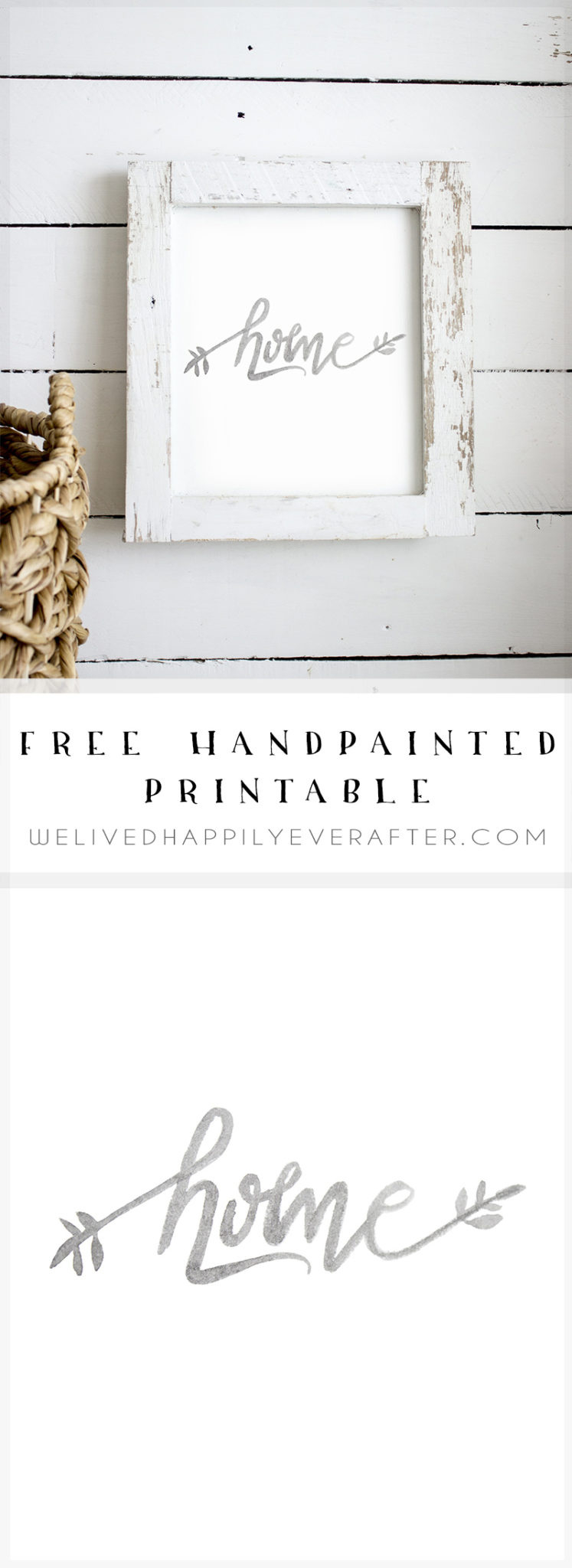 Home Sweet Home Free Printable | We Lived Happily Ever After inside Home Sweet Home Free Printable