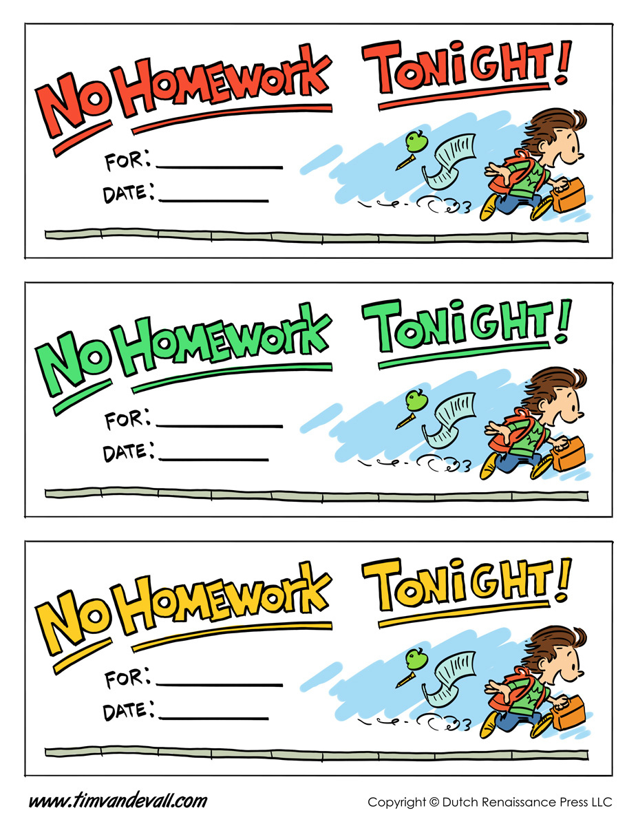 Homework-Pass-Template - Tim'S Printables inside Get Out Of Homework Free Pass Printable