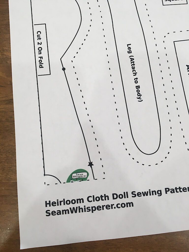 How To Make A Cloth Doll Body (Free Pdf Pattern) pertaining to Free Printable Cloth Doll Sewing Patterns