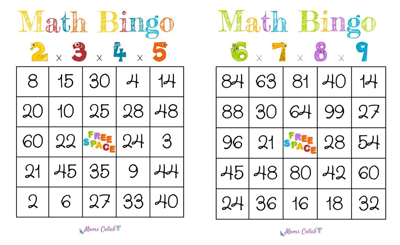 How To Make A Math Bingo Game To Help Kids Learn Arithmetic throughout Math Bingo Free Printable
